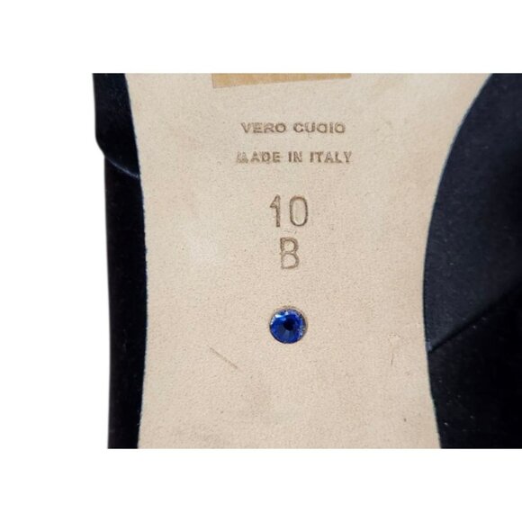 Something Bleu Brenna Kitten Heel HANDCRAFTED IN ITALY BY ARTISAN SHOEMAKERS - Picture 13 of 16